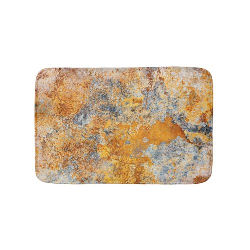 Old rust texture grunge metallic background bath mat