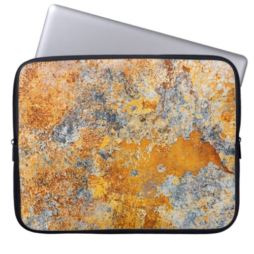 Old rust texture grunge metallic background laptop sleeve