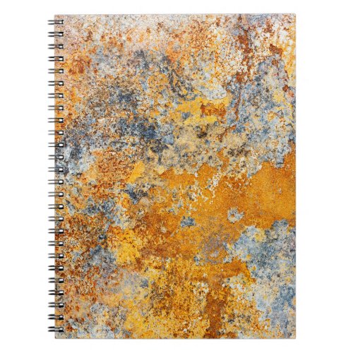 Old rust texture grunge metallic background notebook