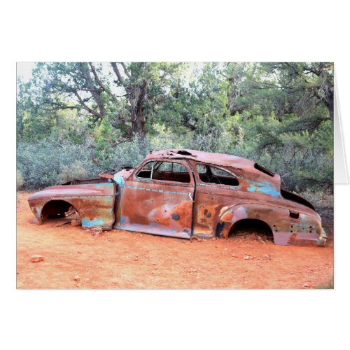 Old rusted car