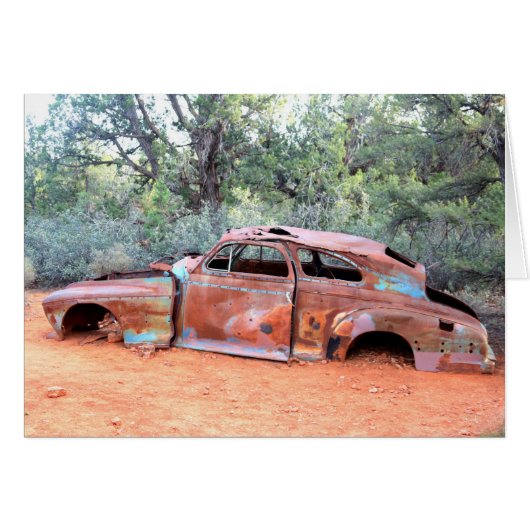 Old rusted car cards (Front Horizontal)