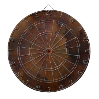 Old Rusted Look Dart Board