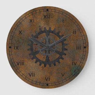 Old Rusted Look Wall Clock