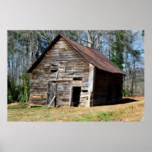 Old Rustic Barn Shed Poster