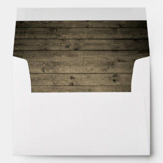Old Rustic Barn Wood Envelope