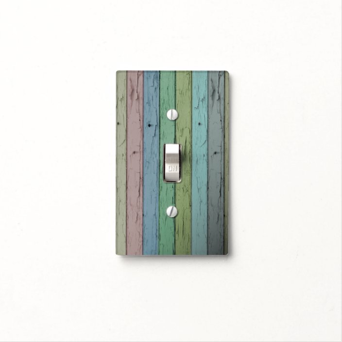 Old Rustic Colored Wood Light Switch Cover Zazzle Com