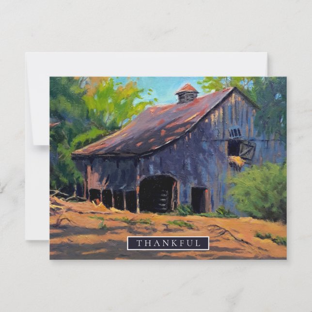 Old Rustic Country Barn Card (Front)