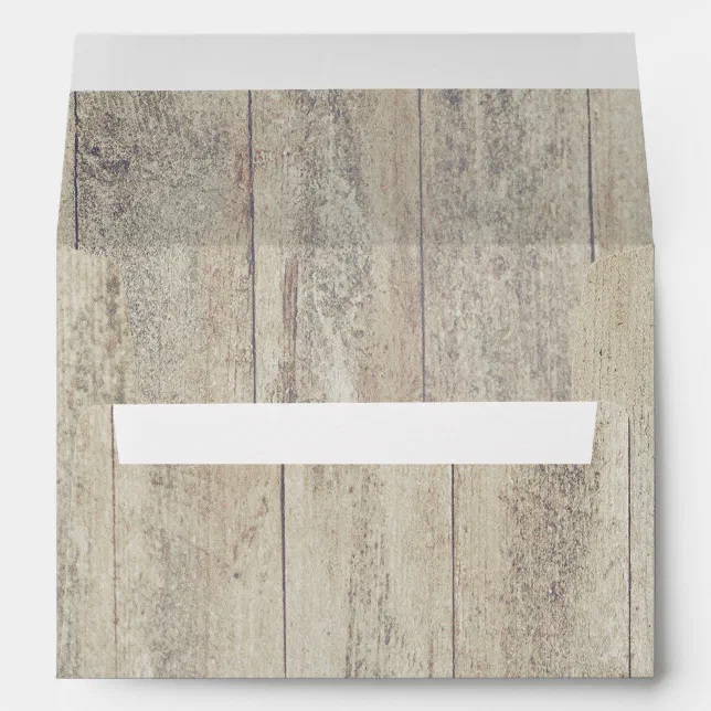 Old Rustic Driftwood Nautical Envelope | Zazzle