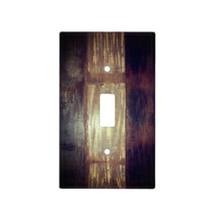 Old Rustic Wood Light Switch Cover