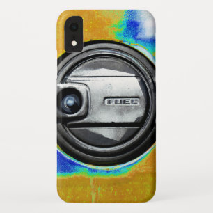 Old Rusty Car Fuel Tank Cap iPhone XR Case