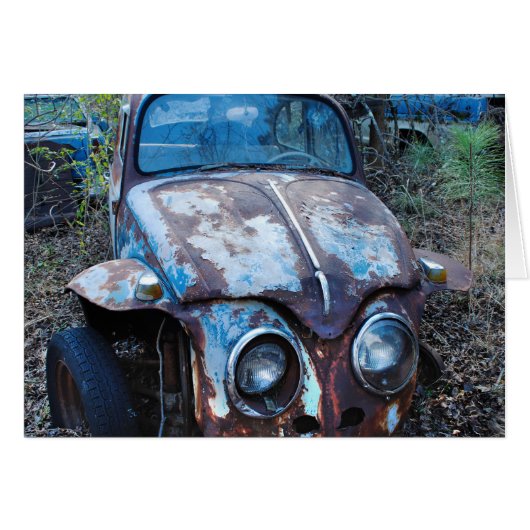 Old Rusty Car, Humor Cards (Front Horizontal)