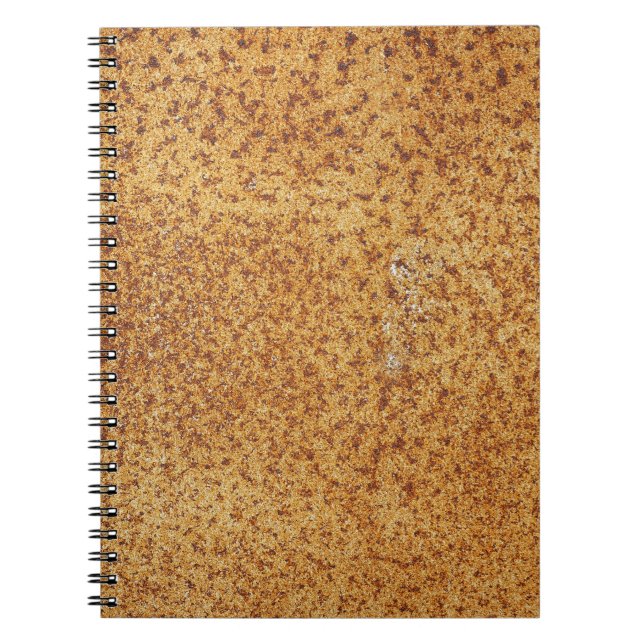 Old Rusty Metal: Grunge Texture Background Notebook (Front)