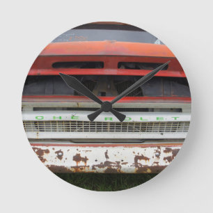 Old Rusty Round Clock