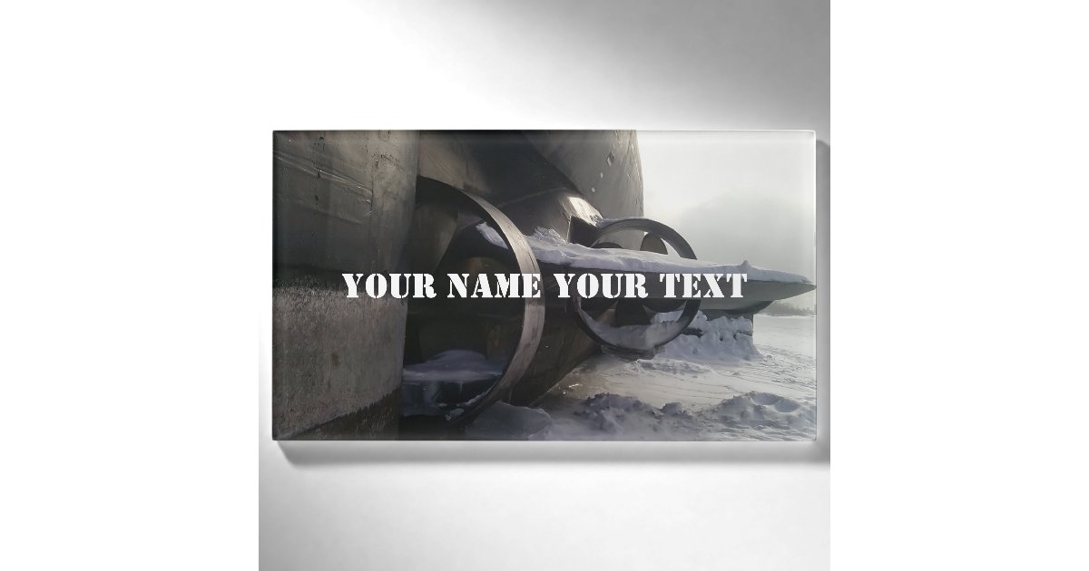 Old rusty submarine name tag | Zazzle