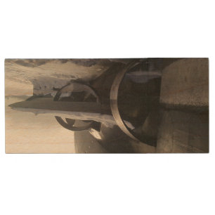 Old rusty submarine wood flash drive