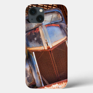 Old rusty truck on a farm iPhone 13 case