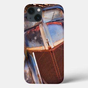 Old rusty truck on a farm iPhone 13 case