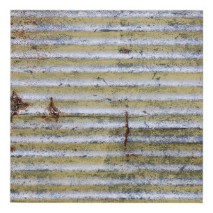 old rusty zinc grunge texture,vintage zinc texture faux canvas print