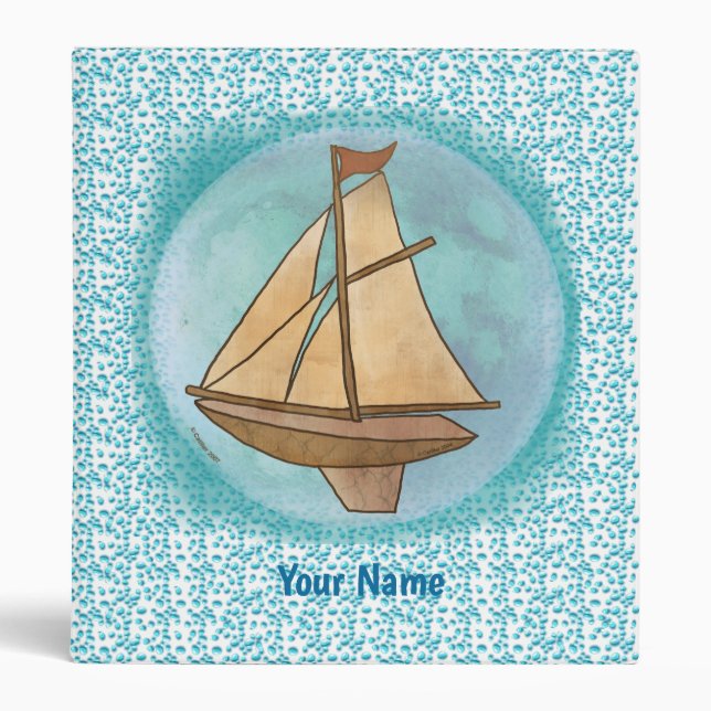 Old Sailboat binder (Front)