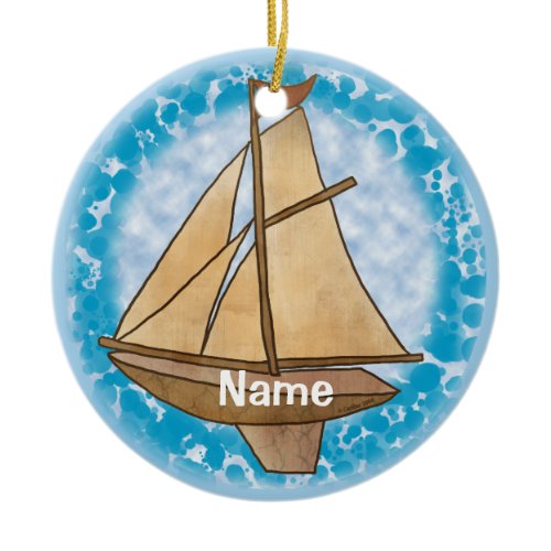 Old Sailboat  ornament