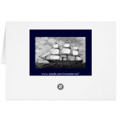 Old Sailing Ship Cards (Back Horizontal)