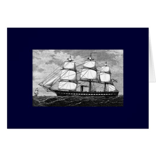 Old Sailing Ship Cards (Front Horizontal)