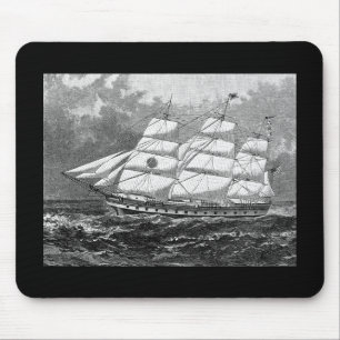 Old Sailing Ship Mouse Pad