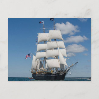 Old Sailing Ship Postcard