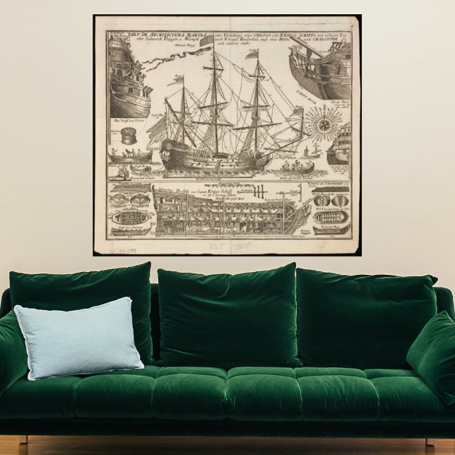 Old Sailing Ship Print Poster (Creator Uploaded)