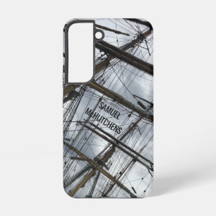Old sailing ship rigging  samsung galaxy s22 case