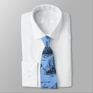 OLD SAILING SHIPS TIE