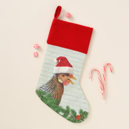 Old Saint Chick Christmas Stocking