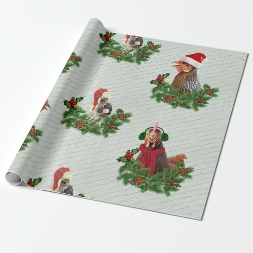 Old Saint Chick Wrapping Paper