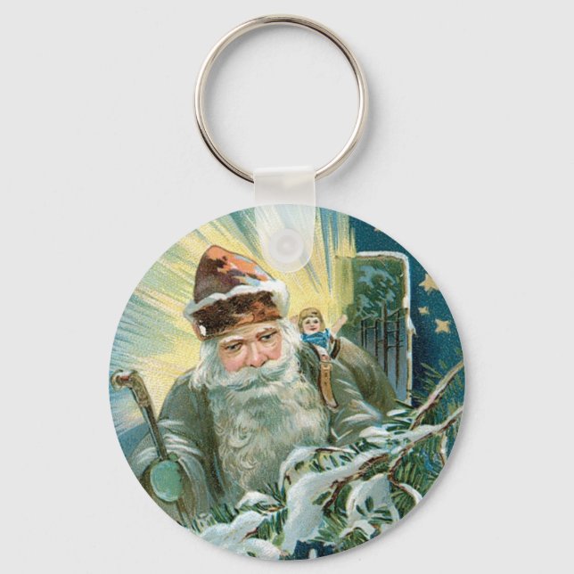 Old Saint Nicholas Keychain (Front)