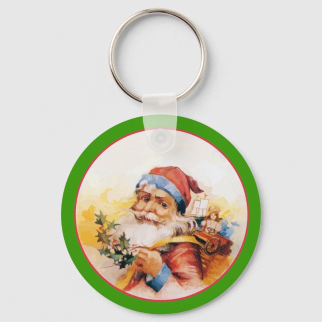 OLD SAINT NICK KEYCHAIN (Front)