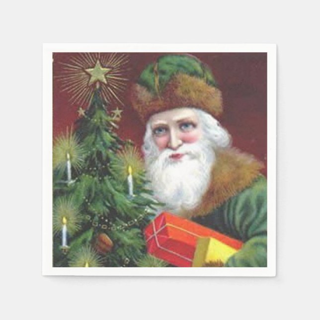 Old Saint Nick Napkins (Front)
