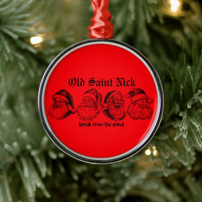 Old Saint Nick Ornament (Tree)