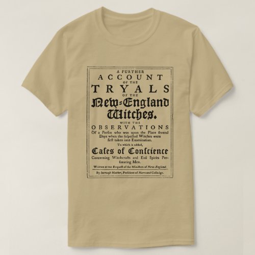 Old Salem Witch Trials T_Shirt
