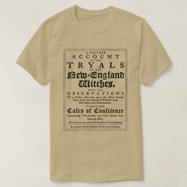 Old Salem Witch Trials T-Shirt (Design Front)