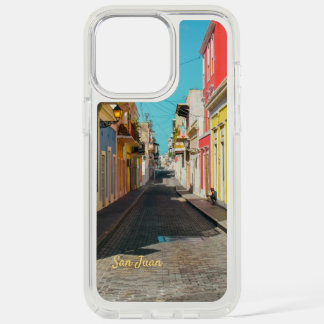 Old San Juan Cobblestone Street Photography iPhone 15 Pro Max Case