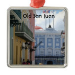 Old San Juan Metal Ornament