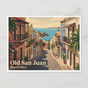 Old San Juan Puerto Rico Postcard