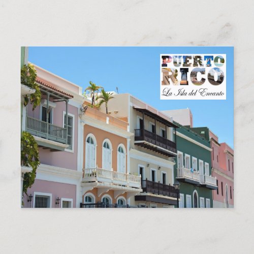 Old San Juan Puerto Rico Postcard