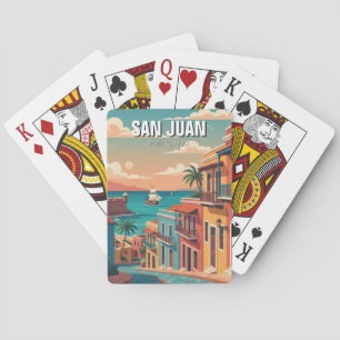 Old San Juan Puerto Rico Travel Poker Cards