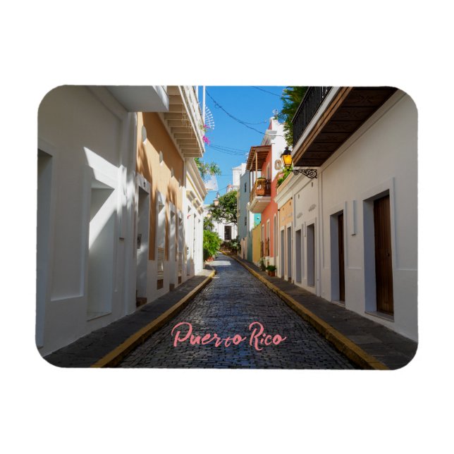 Old San Juan Puerto Rico Travel Souvenir Magnet (Horizontal)