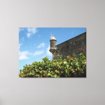 Old San Juan  Puerto Rico View Canvas Print by addictedtocruises at Zazzle