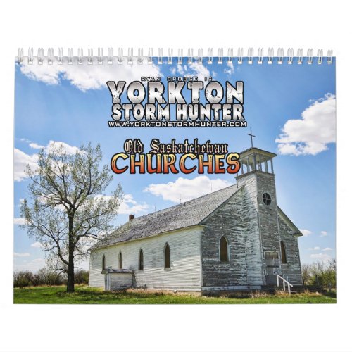 Old Saskatchewan Churches  Calendar