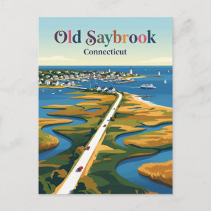 Old Saybrook Connecticut Postcard