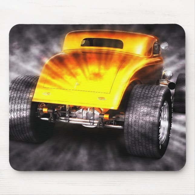 Old school 1934 Hot rod Coupe Mouse Pad (Front)
