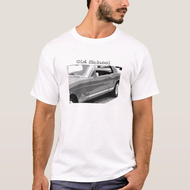 Old School 1968 Mustang T-Shirt (Front)